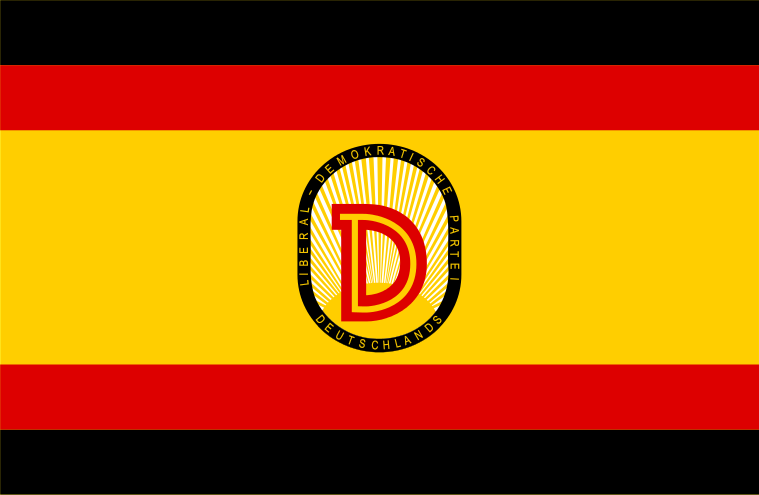 Parteiflagge der LDPD