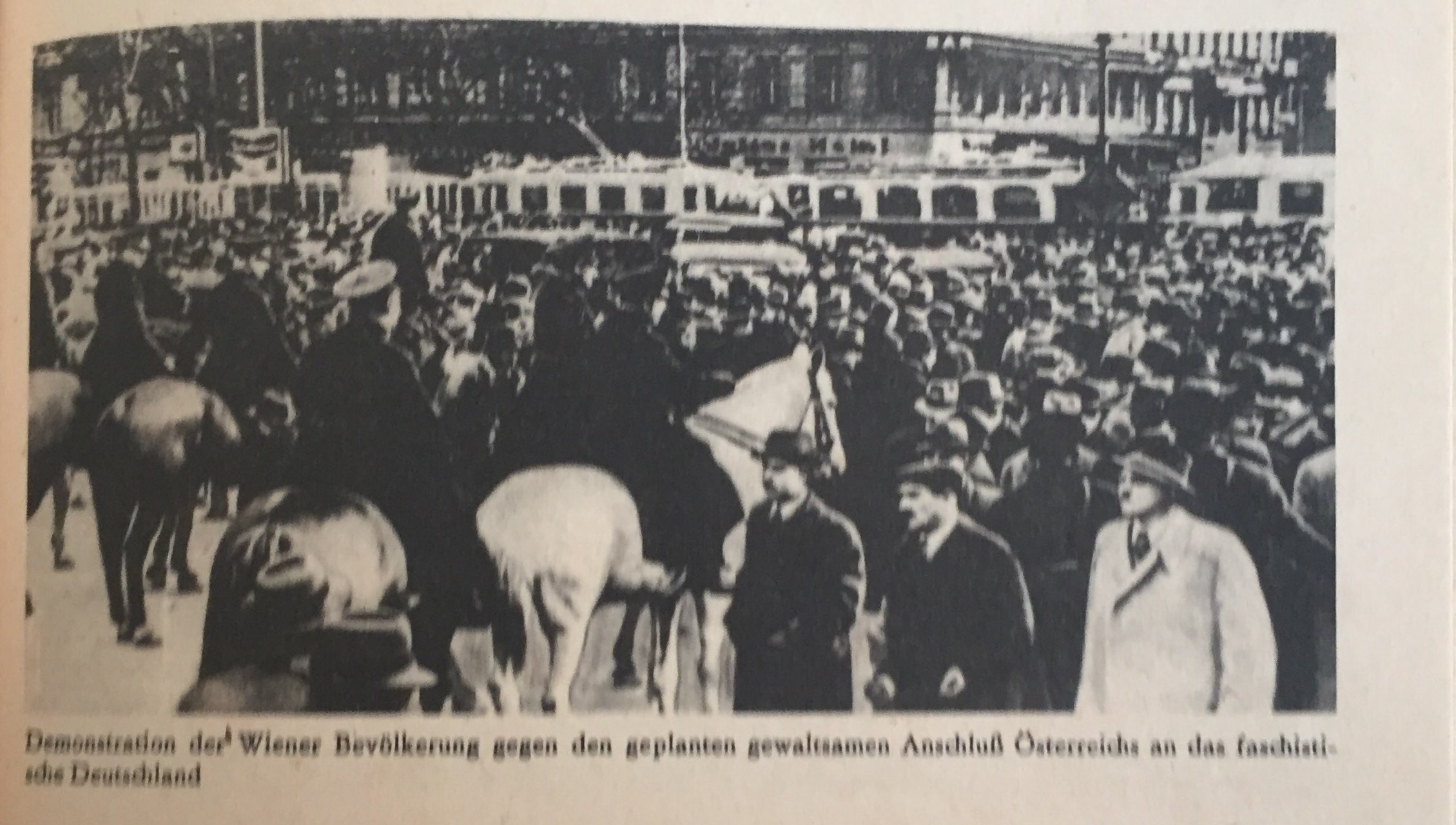 Demo gegen Anschluss Österreichs an Hitlerdeutschland Kopie